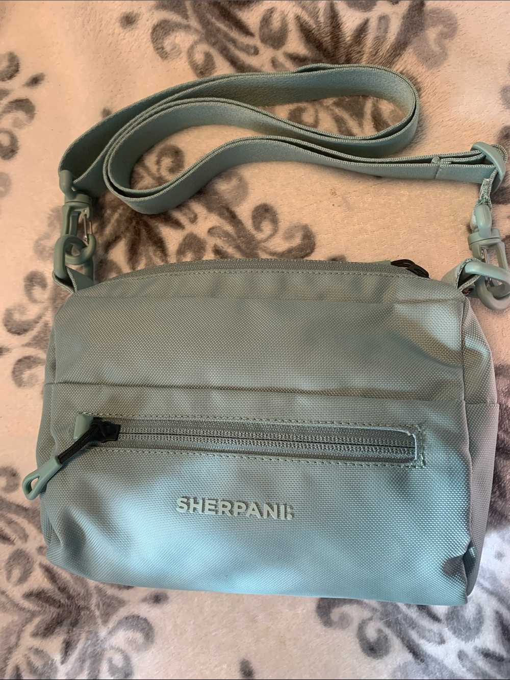 Sherpani  SKYE Surf Blue Crossbody Bag - Compact Everyday Sling